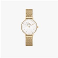 Orologio Daniel Wellington Donna PETITE&QUADRO WITH STONES IN BEZEL in Acciaio placcato oro giallo DW00100662 - DW00100662